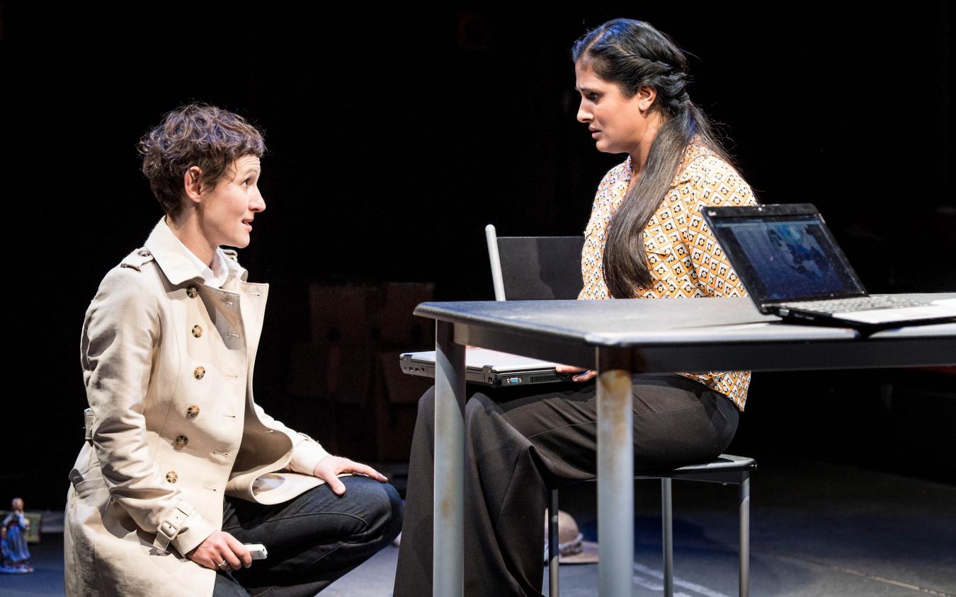 Blue Sky, l-r Sarah Malin, Manjeet Mann. photo by Robert Workman