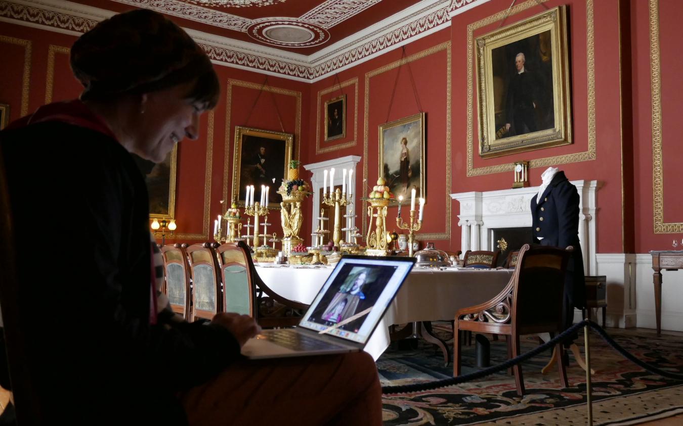 Jo Wheeler in Attingham Dining Room